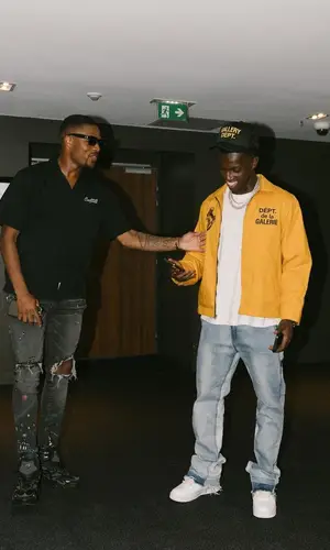 Eddie Nketiah wearing Gallery Dept. cap