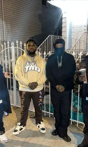 Fat Boy wearing Tad hoody