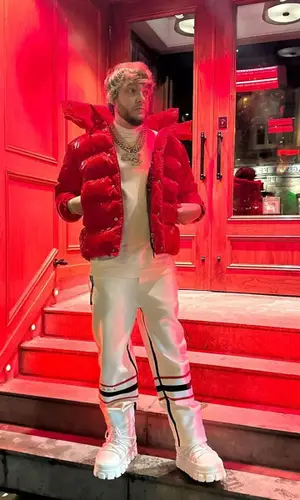 Murda Beatz wearing Prada eyewear