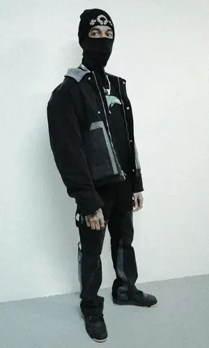 Key Glock wearing Chrome Hearts hat