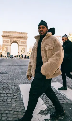 Pusha T’s Outfit in Balenciaga Jacket, Carhartt Hoodie & Rick Owens Pants (2023)