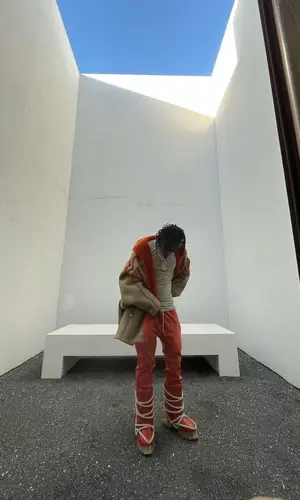 Rich The Kid wearing Rick Owens pants