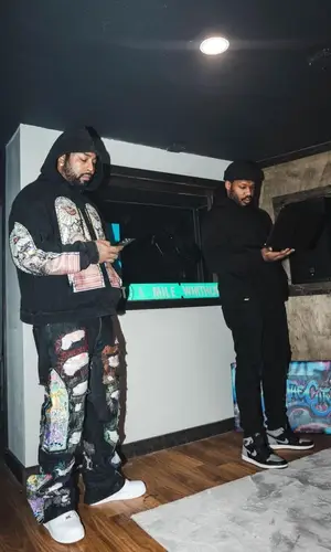 Icewear Vezzo wearing Who Decides War hoody