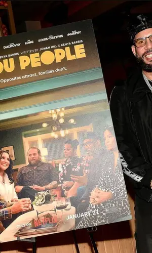 DJ Drama wearing Off-White jacket