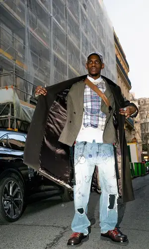 ASAP Nast wearing Balenciaga jeans