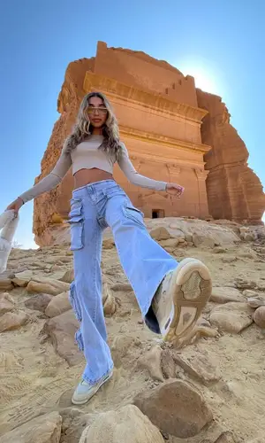 Chantel Jeffries wearing Prada eyewear