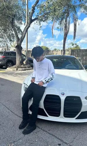 Yung Fazo wearing Chrome Hearts sweatshirt