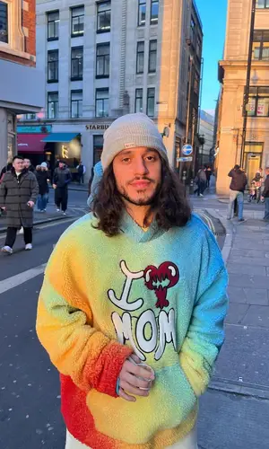 Russ wearing WNTD Apparel hoody