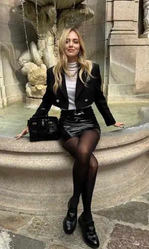Chiara Ferragni wearing Tiffany&Co jewelry