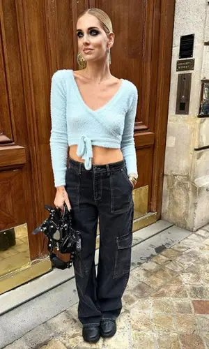 Chiara Ferragni wearing FashionNova jewelry