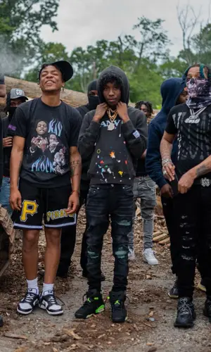 Set Da Trend wearing Amiri jeans