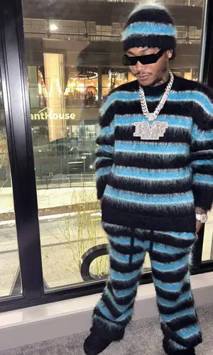 Lil Meech wearing Marni sweater