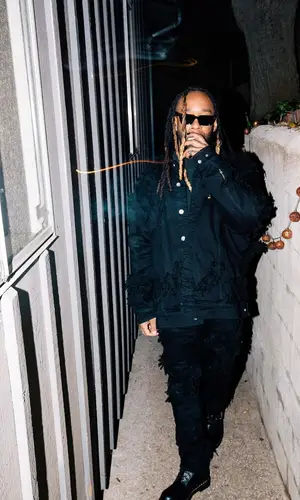 Ty Dolla Sign wearing Saint Laurent eyewear