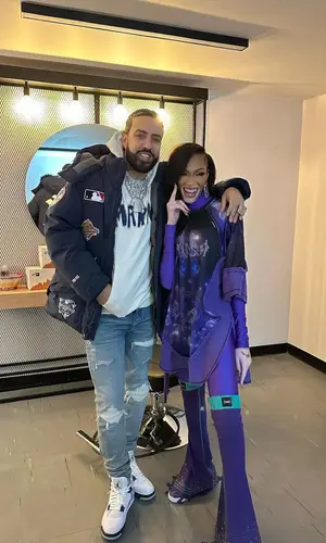 French Montana’s Outfit in Supreme Jacket, Marni Hoodie & New York Yankees (2023)
