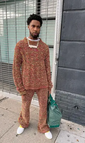 Key Glock wearing Marni sweater