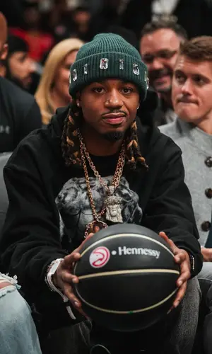 Metro Boomin wearing Melrose High hat