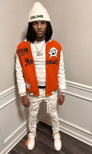 Lil Darius wearing Celine hat