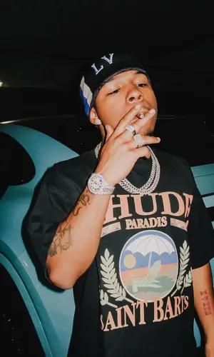 Deshae Frost wearing Louis Vuitton hat