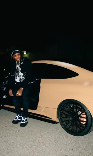 SilkyTheDon wearing Givenchy hoody