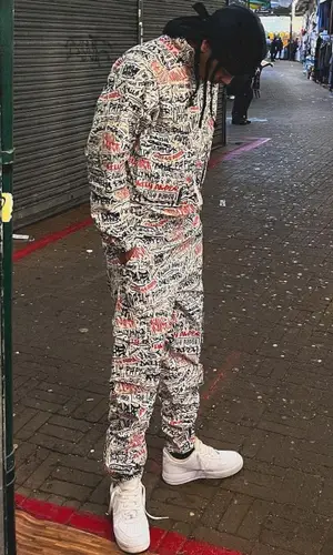Strandz wearing Daily Paper jacket