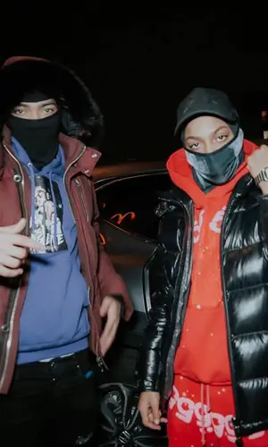 SugarHill Ddot’s Outfit in Moncler Jacket, Spider Worldwide Hoodie & Amiri Hat (2023)