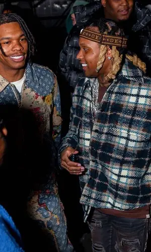 Lil Durk wearing Louis Vuitton other