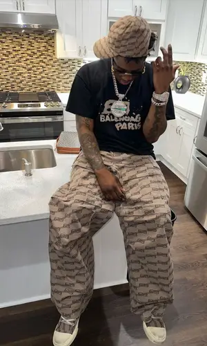 Real Boston Richey wearing Balenciaga t-shirt