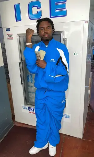 LBS Kee'vin wearing Nike sneakers