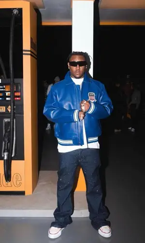 HitBoy’s Outfit in Avirex Jacket, Cout De La Liberte Jeans & Rick Owens Eyewear (2023)