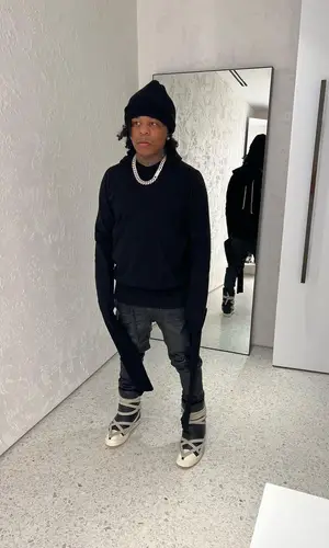 Rylo Rodriguez wearing Rick Owens hoody