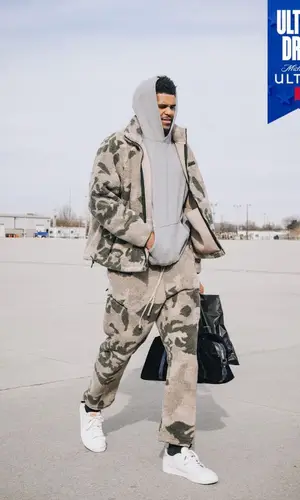 Tobias Harris wearing Nike sneakers