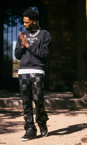 Key Glock wearing Prada sweatshirt