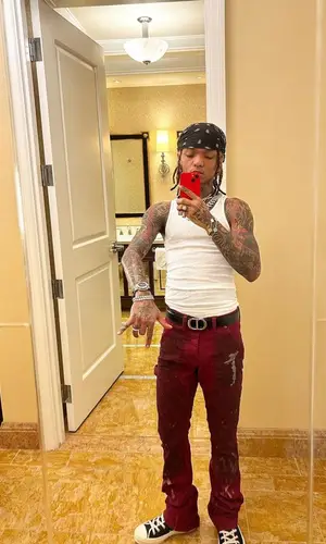 Swae Lee wearing Calvin Klein top