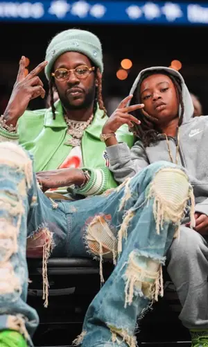 2 Chainz wearing Avirex jacket
