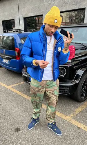 Fredo’s Outfit in Jordan Sneakers, Moncler Hat & Palm Angels (2023)