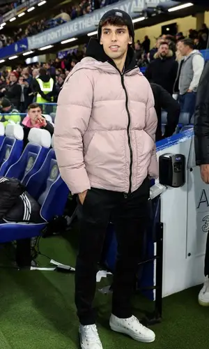 Joao Felix wearing Stone Island pants
