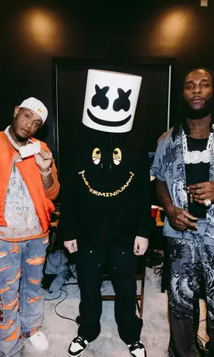 Marshmello’s Outfit in Mastermind Hoodie, Amiri Jeans & Marshmello Merch (2023)