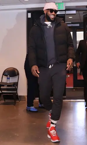 LeBron James wearing John Elliott jacket