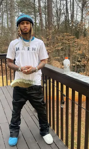 Lil Gnar’s Outfit in Marni Hat (2023)