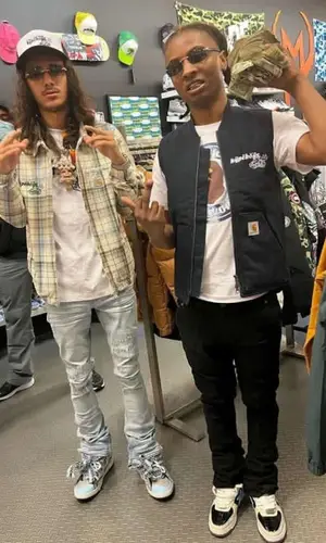 BabyTron wearing Hypeboys With The Toys cap