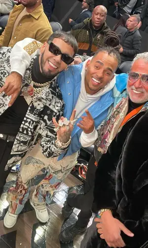 Ozuna wearing Amiri jeans