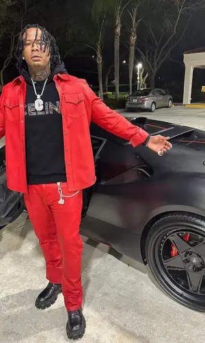 Moneybagg Yo wearing Celine hoody