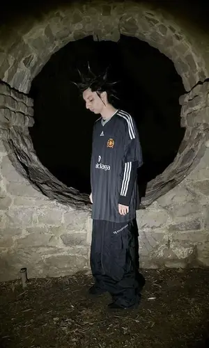 Burberry Erry wearing Adidas jersey