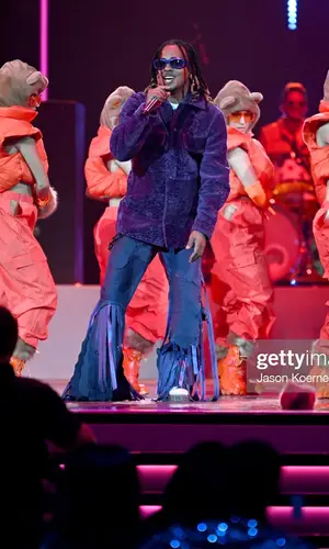 Ozuna wearing Dr. Martens boots