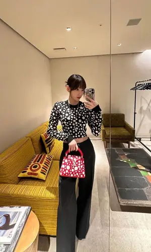 TaeYeon wearing Louis Vuitton sweater