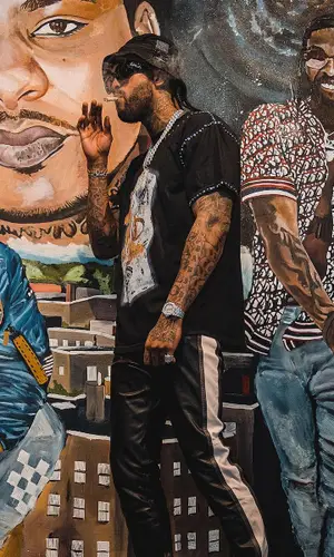 Dave East wearing Sanity4eva eyewear