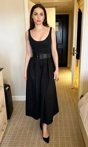 Ana de Armas wearing Jennifer Fisher jewelry