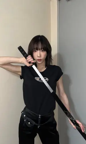 TaeYeon wearing Diesel pants