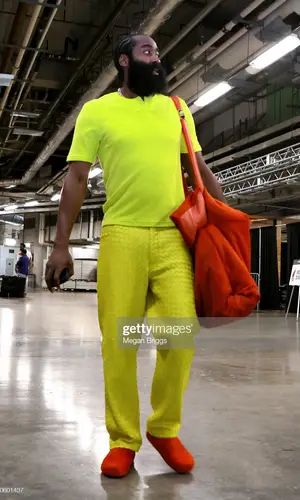 James Harden wearing Marni sandal