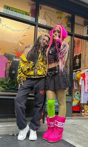 Keltiey wearing FashionNova sock